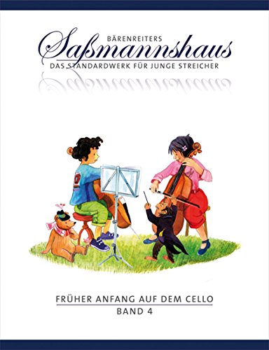 Früher Anfang auf dem Cello, Band 4 -Duospiel in allen Lagen-. Spielpartitur. Bärenreiters Saßmannshaus: Duospiel in allen Lagen. Die Celloschule für ... Schulen des 19. und frühen 20. Jahrhunderts Früher Anfang auf dem Cello, Band 4 -Duospiel in allen Lagen-. Spielpartitur. Bärenreiters Saßmannshaus: Duospiel in allen Lagen. Die Celloschule für ... Schulen des 19. und frühen 20. Jahrhunderts