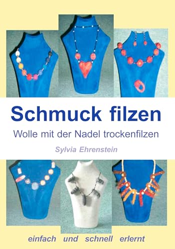 Schmuck filzen: Wolle mit der Nadel trockenfilzen