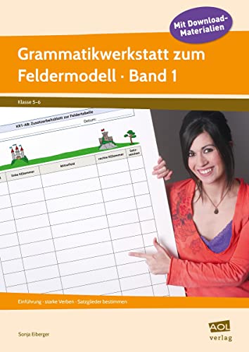 Grammatikwerkstatt zum Feldermodell (Sek) - Band 1: Einführung - starke Verben - Satzglieder bestimmen (5. und 6. Klasse) von AOL-Verlag i.d. AAP LW