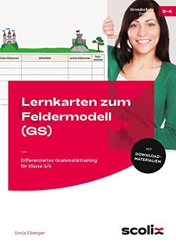 Lernkarten zum Feldermodell (GS): Differenziertes Grammatiktraining für Klasse 3/4