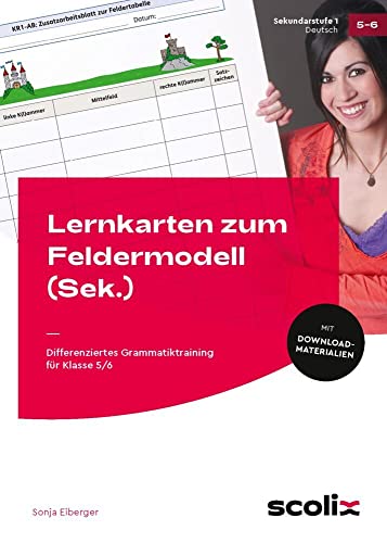 Lernkarten zum Feldermodell (Sek.): Differenziertes Grammatiktraining für Klasse 5/6
