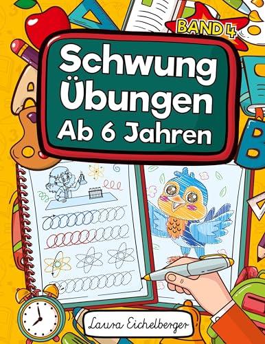 Schwungübungen Ab 6 Jahren: Übungsheft Mit Schwungübungen Zur Erhöhung Der Konzentration, Augen-Hand-Koordination Und Feinmotorik. Ideale Vorbereitung Für Kindergarten Und Vorschule! Schwungübungen Ab 6 Jahren: Übungsheft Mit Schwungübungen Zur Erhöhung Der Konzentration, Augen-Hand-Koordination Und Feinmotorik. Ideale Vorbereitung Für Kindergarten Und Vorschule! von Digital Front GmbH