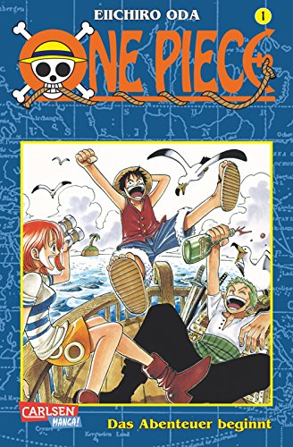 One Piece 1: Action-Manga-Bestsellerserie ab 10 Jahren über eine Gruppe Strohhut-Piraten auf der Suche nach dem größten Schatz der Welt von CARLSEN MANGA