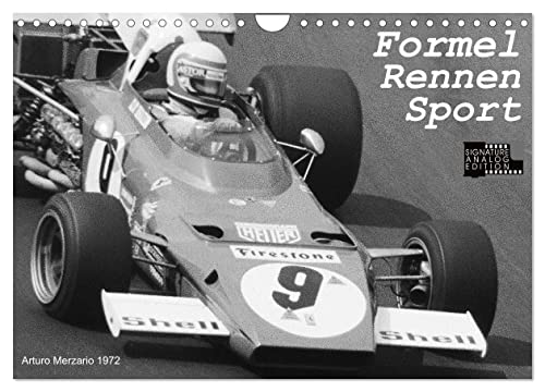 Formel - Rennen - Sport (Wandkalender 2024 DIN A4 quer), CALVENDO Monatskalender von CALVENDO