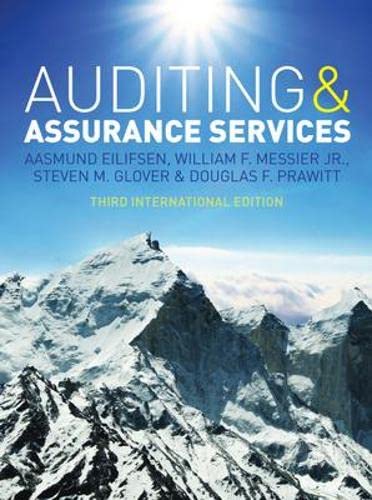 Auditing and Assurance Services, Third International Edition with ACL software CD Auditing and Assurance Services, Third International Edition with ACL software CD
