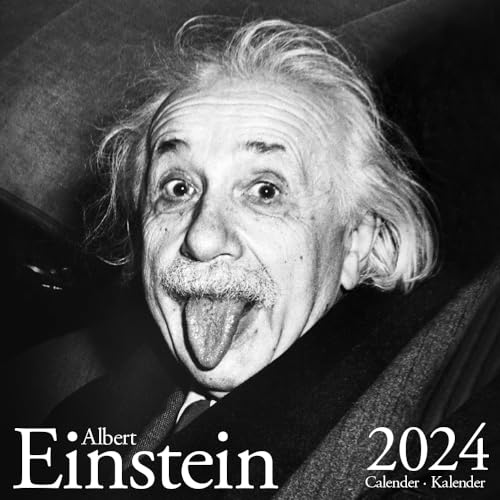 Albert Einstein Kalender 2024: witzig, lustig, humorvoll.