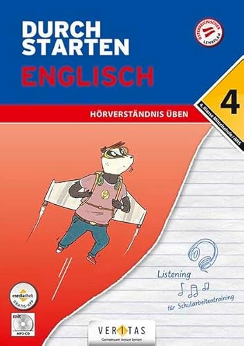 Durchstarten - Englisch Mittelschule/AHS - 4. Klasse: Hörverständnis - Übungsbuch mit Lösungen und Audio-CD