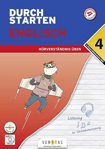 Durchstarten - Englisch Mittelschule/AHS - 4. Klasse: Hörverständnis - Übungsbuch mit Lösungen und Audio-CD