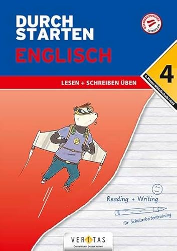 Durchstarten - Englisch Mittelschule/AHS - 4. Klasse: Lesen und Schreiben - Übungsbuch mit Lösungen