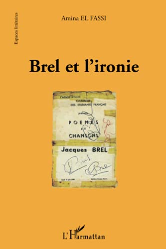 Brel et l'ironie von L'HARMATTAN