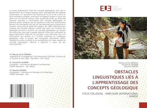 OBSTACLES LINGUISTIQUES LIÉS À L'APPRENTISSAGE DES CONCEPTS GÉOLOGIQUE: CYCLE COLLÉGIAL - PARCOURS INTERNATIONAL ¿ MAROC