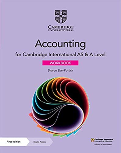 Cambridge International As & a Level Accounting + Digital Access 2 Years