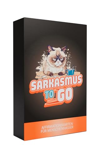 Sarkasmus to Go - Affirmationskarten für Menschenhasser