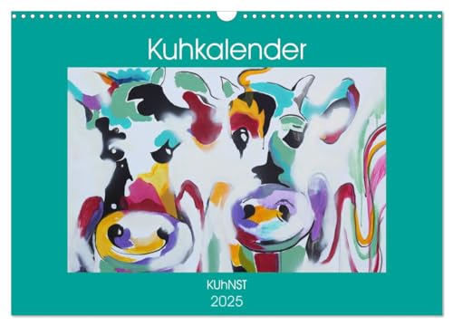Kuhkalender (Wandkalender 2025 DIN A3 quer), CALVENDO Monatskalender von CALVENDO
