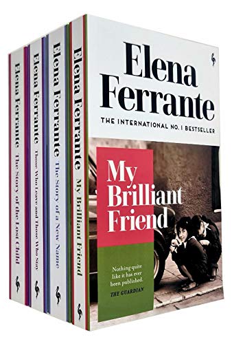 Neapolitan Novels Series Elena Ferrante Collection 4 Books Bundle (My Brilliant Friend, The Story of a New Name, Those Who Leave and Those Who Stay, Story of the Lost Child)