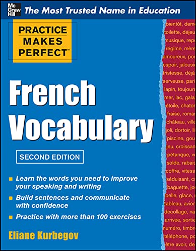 Practice Make Perfect French Vocabulary (Practice Makes Perfect Series) von McGraw-Hill Education