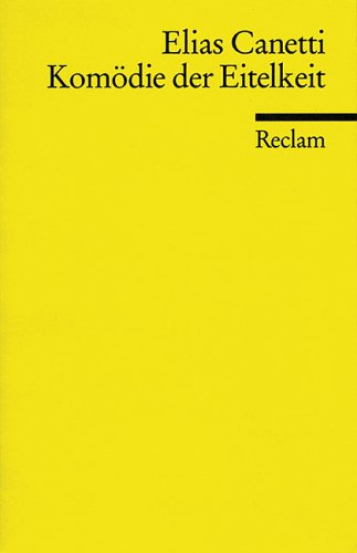 Komödie der Eitelkeit (Reclams Universal-Bibliothek) von Reclam, Philipp, jun. GmbH, Verlag