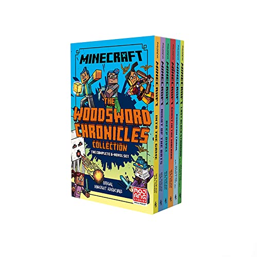 Minecraft Woodsword Chronicles 6 Book Slipcase: Official illustrated children’s gaming fiction series – perfect for fans of A Minecraft Movie and kids aged 6, 7, 8 & 9!