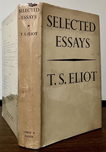 Selected Essays Selected Essays