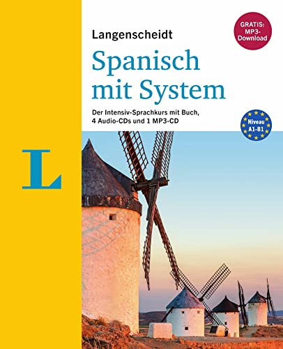 Langenscheidt Spanisch mit System: Der Intensiv-Sprachkurs mit Buch, 4 Audio-CDs und MP3-CD (Langenscheidt mit System)