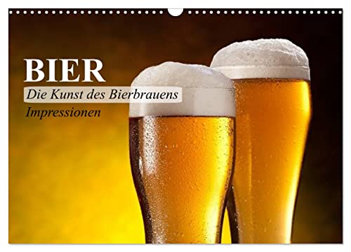Bier. Die Kunst des Bierbrauens. Impressionen (Wandkalender 2024 DIN A3 quer), CALVENDO Monatskalender
