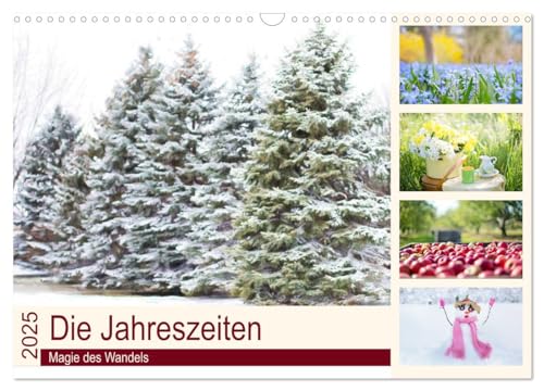 Die Jahreszeiten. Magie des Wandels (Wandkalender 2025 DIN A3 quer), CALVENDO Monatskalender von CALVENDO