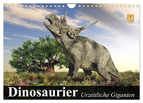 Dinosaurier. Urzeitliche Giganten (Wandkalender 2025 DIN A4 quer), CALVENDO Monatskalender