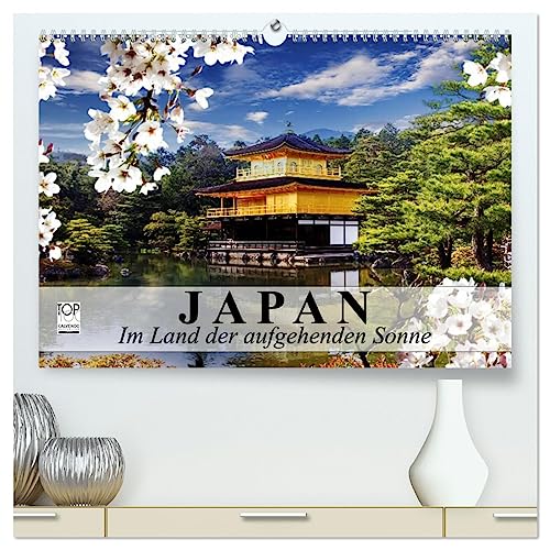 Japan. Im Land der aufgehenden Sonne (hochwertiger Premium Wandkalender 2025 DIN A2 quer), Kunstdruck in Hochglanz von CALVENDO
