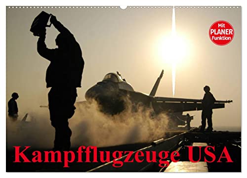Kampfflugzeuge USA (Wandkalender 2025 DIN A2 quer), CALVENDO Monatskalender von CALVENDO