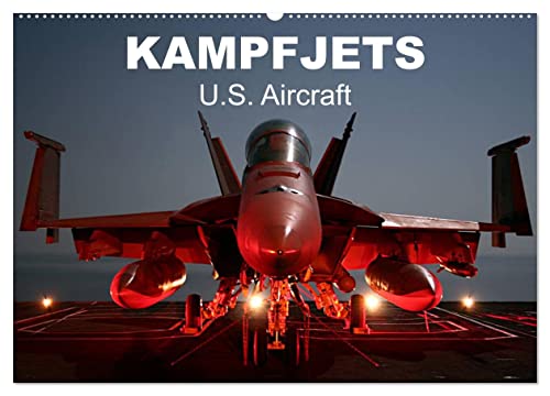 Kampfjets • U.S. Aircraft (Wandkalender 2024 DIN A2 quer), CALVENDO Monatskalender