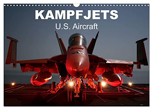Kampfjets • U.S. Aircraft (Wandkalender 2025 DIN A3 quer), CALVENDO Monatskalender
