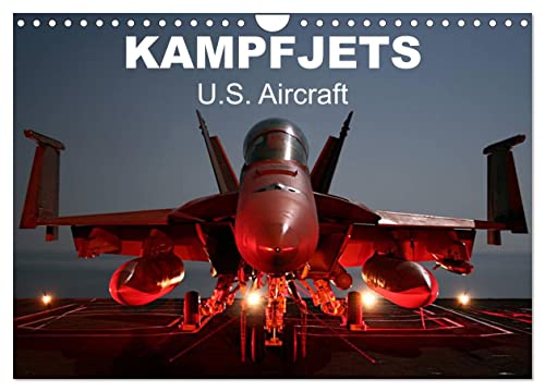 Kampfjets • U.S. Aircraft (Wandkalender 2025 DIN A4 quer), CALVENDO Monatskalender