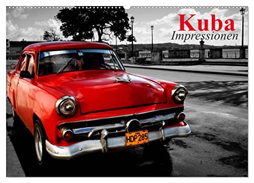 Kuba • Impressionen (Wandkalender 2024 DIN A2 quer), CALVENDO Monatskalender