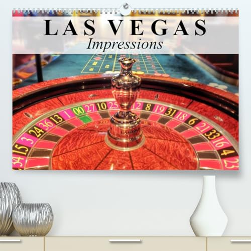 Las Vegas Impressions (hochwertiger Premium Wandkalender 2024 DIN A2 quer), Kunstdruck in Hochglanz