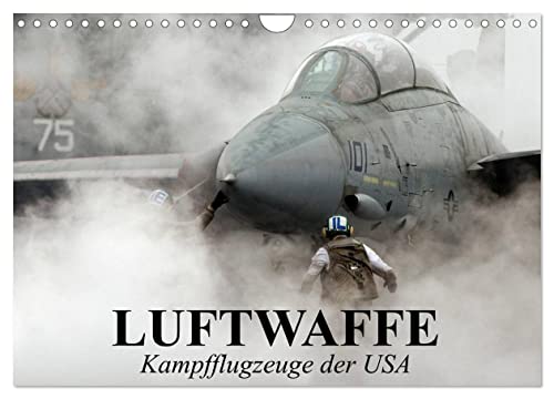 Luftwaffe. Kampfflugzeuge der USA (Wandkalender 2024 DIN A4 quer), CALVENDO Monatskalender von CALVENDO