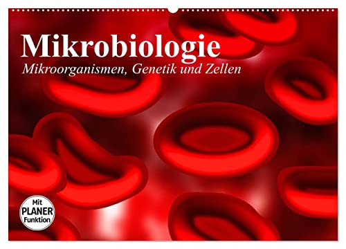 Mikrobiologie. Mikroorganismen, Genetik und Zellen (Wandkalender 2024 DIN A2 quer), CALVENDO Monatskalender