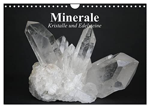Minerale. Kristalle und Edelsteine (Wandkalender 2024 DIN A4 quer), CALVENDO Monatskalender von CALVENDO