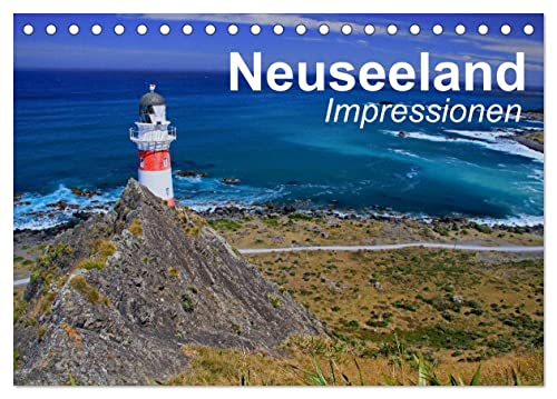 Neuseeland • Impressionen (Tischkalender 2024 DIN A5 quer), CALVENDO Monatskalender