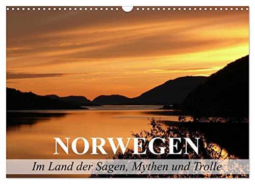 Norwegen - Im Land der Sagen, Mythen und Trolle (Wandkalender 2025 DIN A3 quer), CALVENDO Monatskalender