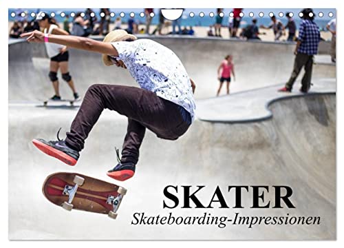 Skater. Skateboarding-Impressionen (Wandkalender 2024 DIN A4 quer), CALVENDO Monatskalender