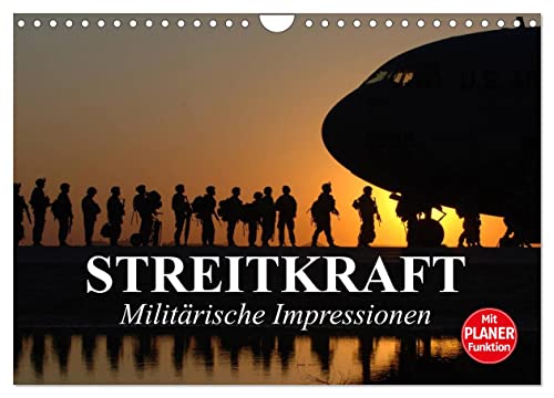 Streitkraft. Militärische Impressionen (Wandkalender 2024 DIN A4 quer), CALVENDO Monatskalender von CALVENDO
