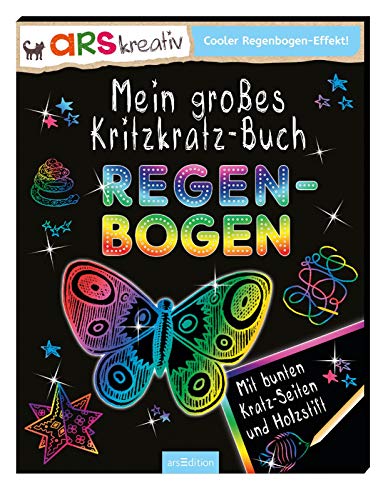 Mein großes Kritzkratz-Buch Regenbogen