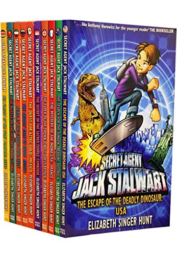 Secret Agent Jack Stalwart 10 Books Set Collection (Childrens Books, Age 6 To 11, Spy Agent books)