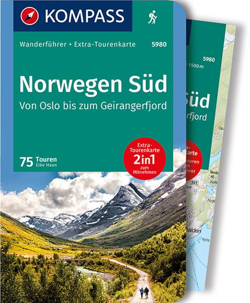 KOMPASS Wanderführer 5980 Norwegen Süd Von Oslo bis zum Geirangerfjord von Kompass Karten GmbH