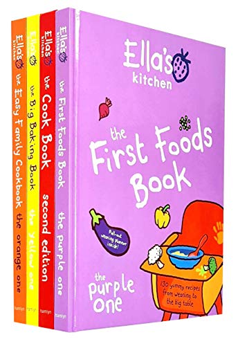 Ella's Kitchen Cookbook Collection 4 Books Set
