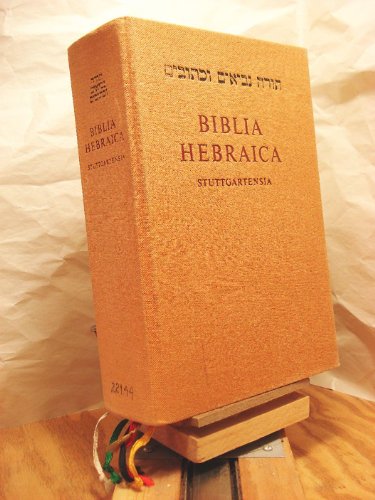 BIBLIA HEBRAICA STUTTGARTNESIA