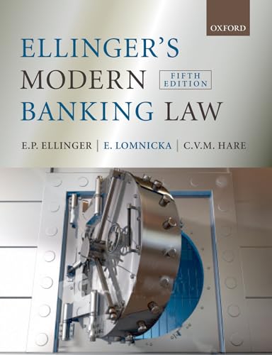 Ellinger's Modern Banking Law von Oxford University Press