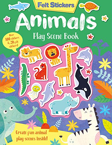Felt Stickers Animals Play Scene Book: 1 von Imagine That