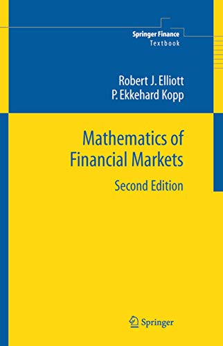 Mathematics of Financial Markets (Springer Finance Textbooks) von Springer