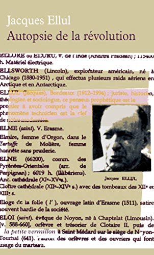 Autopsie de la révolution